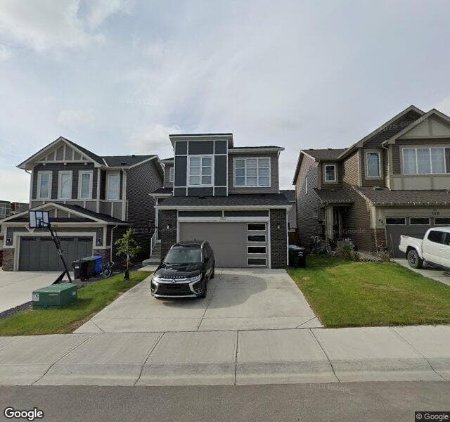 Street view of 152 Sage Bluff Manor NW, Calgary