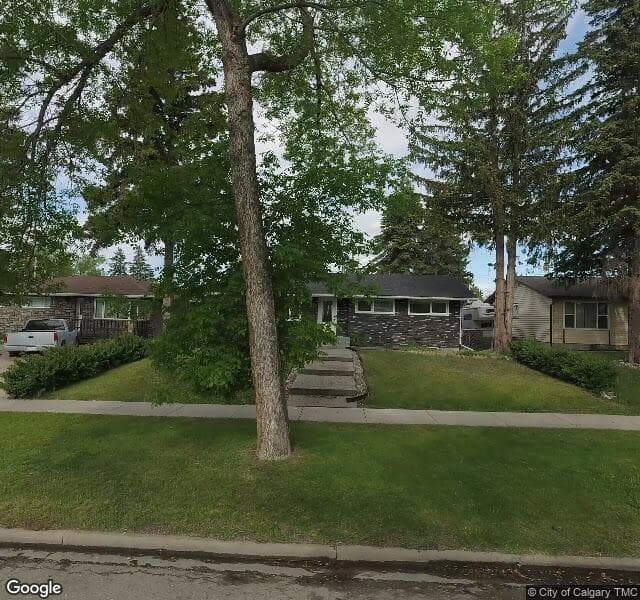 Street view of 9731 Fairmount Drive SE, Calgary