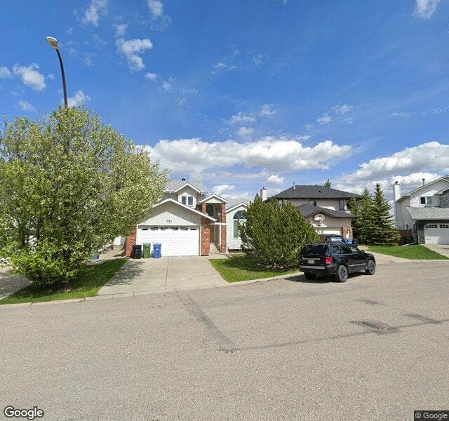Street view of 541 Hawkhill Place NW, Calgary