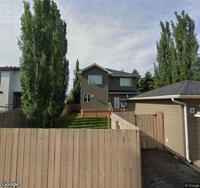 Street view of 8722 Strathearn Drive NW, Edmonton