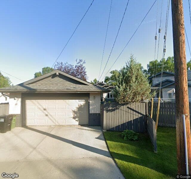 Street view of 13859 110A Avenue NW, Edmonton