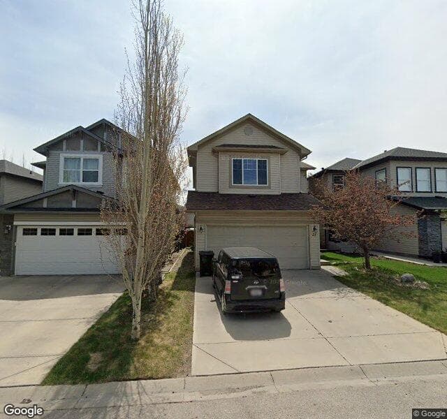 Street view of 21 Tuscany Vista Crescent NW, Calgary