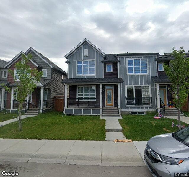 Street view of 120 Savanna Park NE, Calgary