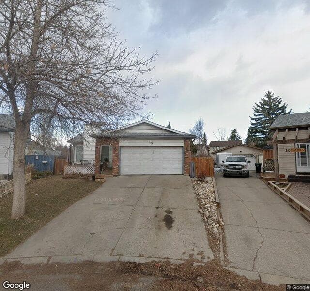 Street view of 24 Deerfield Bay SE, Calgary
