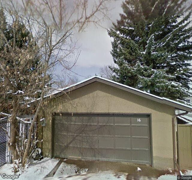 Street view of 16 Baker Crescent NW, Calgary