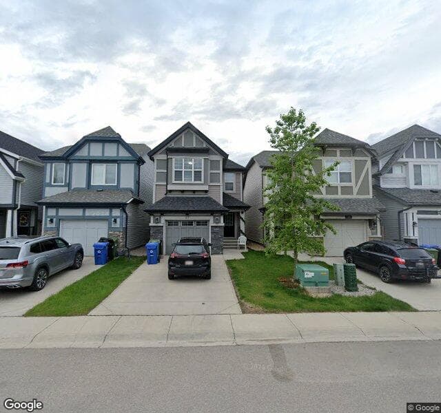 Street view of 27 Chaparral Valley Common SE, Calgary