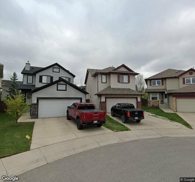 Street view of 77 Everwoods Close SW, Calgary