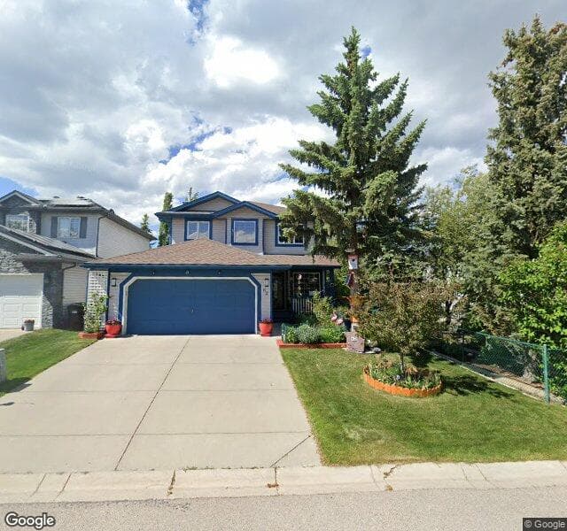 Street view of 62 Schooner Close NW, Calgary