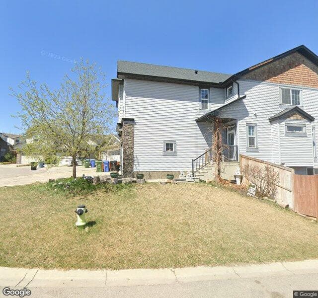 Street view of 34 Sage Valley Mews NW, Calgary