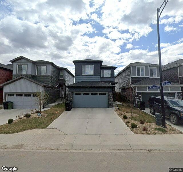 Street view of 22107 80 Avenue NW, Edmonton