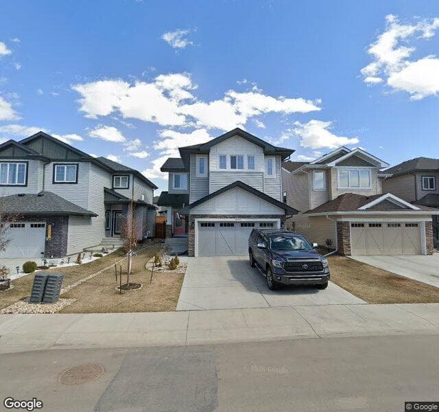 Street view of 1423 161 Street SW, Edmonton