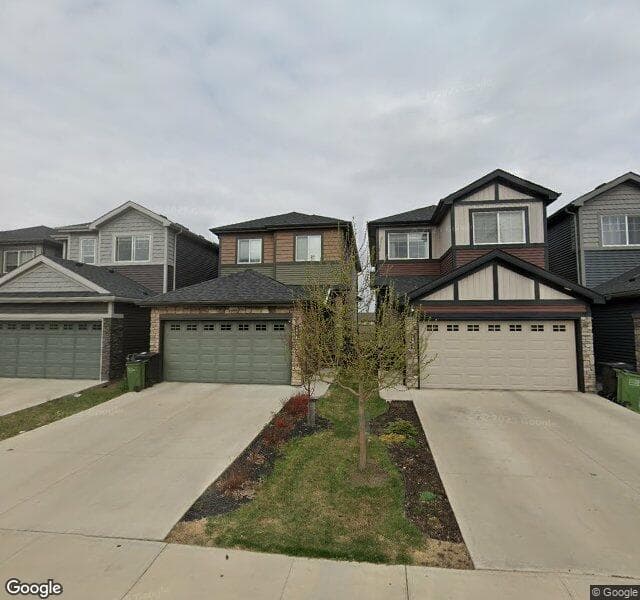 Street view of 7498 Creighton Place SW, Edmonton