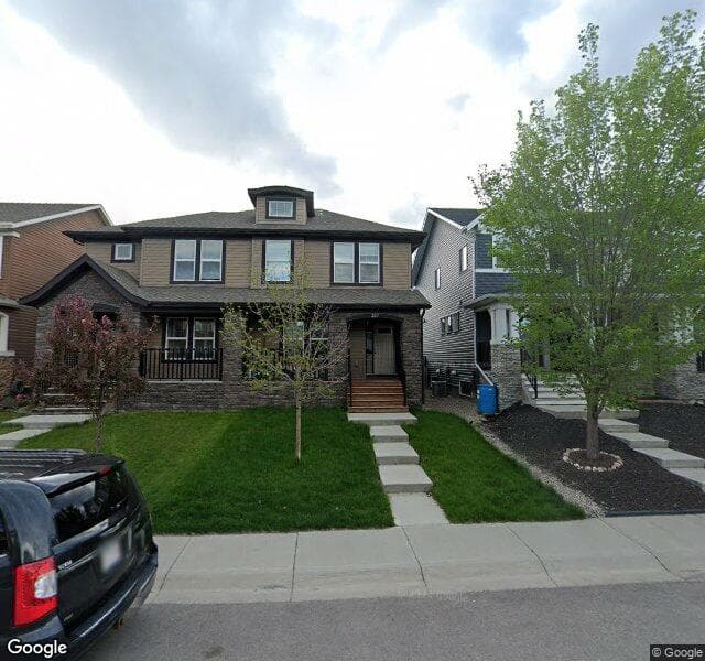 Street view of 227 Legacy Mews SE, Calgary
