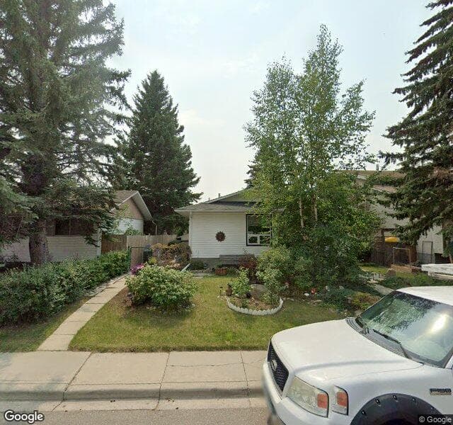 Street view of 7111 54 Avenue NW, Calgary