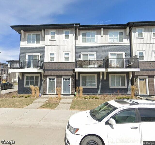 Street view of 104-72 Cornerstone Manor NE, Calgary