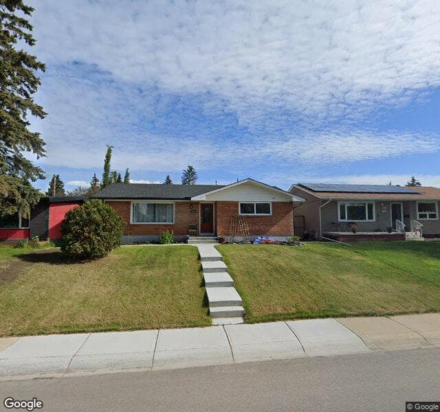 Street view of 1824 Matheson Drive NE, Calgary