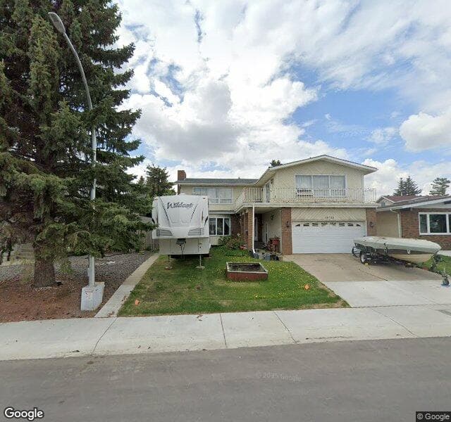 Street view of 16748 110 Street NW, Edmonton