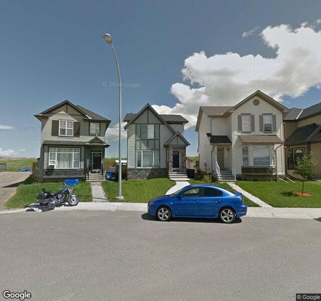 Street view of 156 Cranberry Lane SE, Calgary