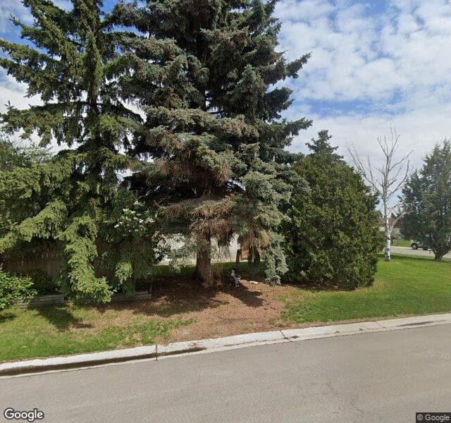 Street view of 16504 103 Street NW, Edmonton