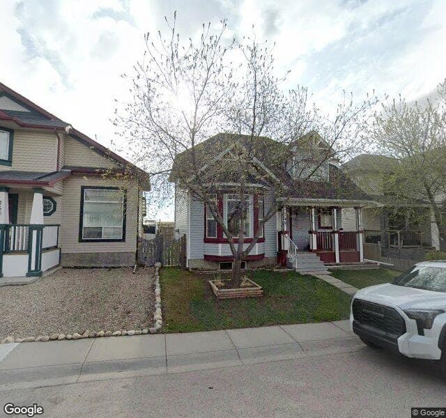 Street view of 144 Erin Meadow Way SE, Calgary