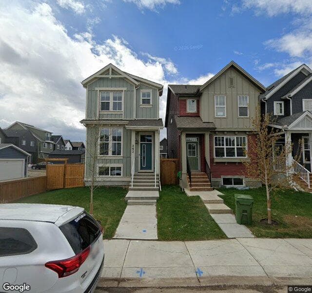 Street view of 199 Savoy Landing SE, Calgary