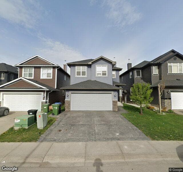 Street view of 26 Saddlecrest Crescent NE, Calgary