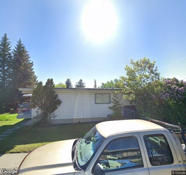 Street view of 11120 Sacramento Drive SW, Calgary