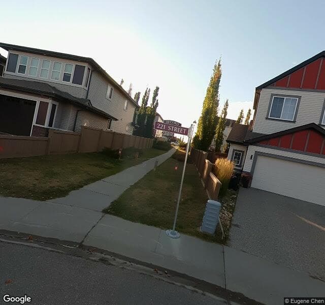 Street view of 22086 95B Avenue NW, Edmonton