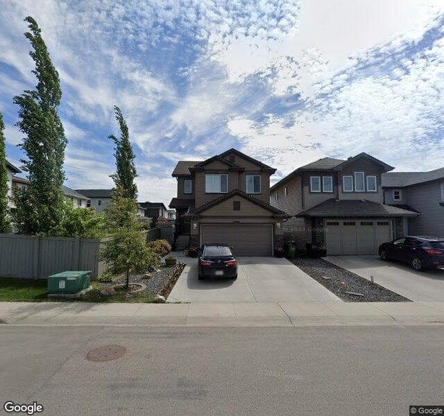 Street view of 18015 77 Street NW, Edmonton