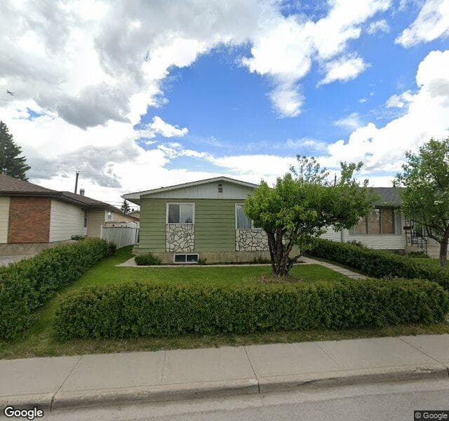 Street view of 4028 Marbank Drive NE, Calgary