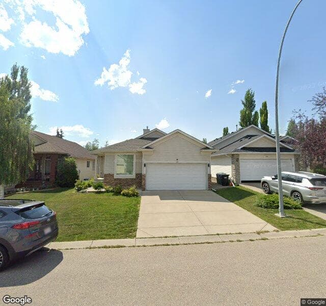 Street view of 48 Sierra Nevada Rise SW, Calgary