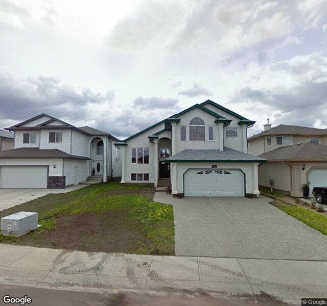 Street view of 7535 168 Avenue NW, Edmonton