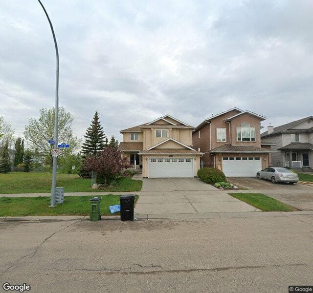 Street view of 17528 87 Street NW, Edmonton
