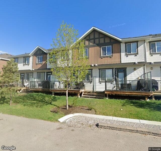 Street view of 142 New Brighton Walk SE, Calgary
