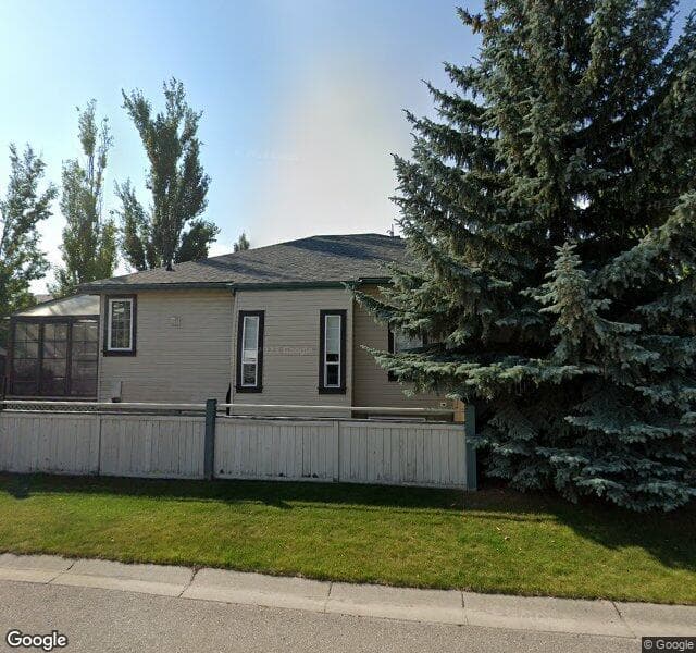 Street view of 67 Chaparral Terrace SE, Calgary