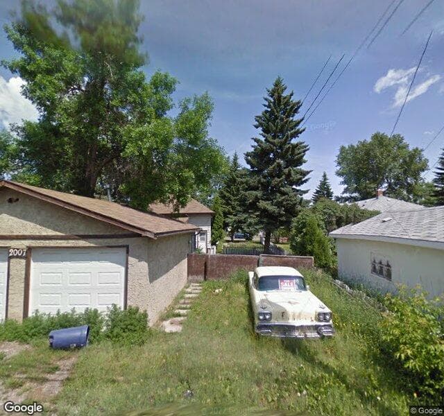 Street view of 2007 8 Avenue SE, Calgary