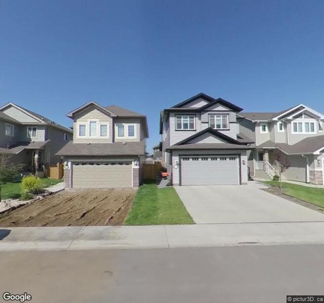 Street view of 17420 121 Street NW, Edmonton