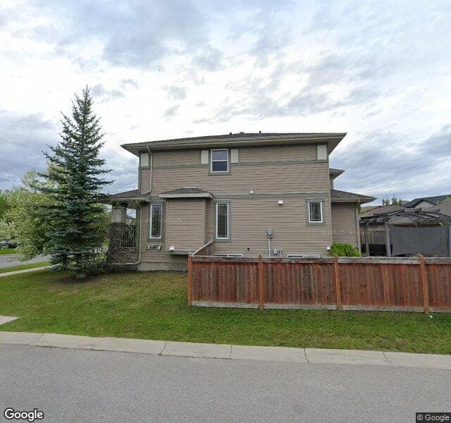 Street view of 277 Chaparral Valley Drive SE, Calgary
