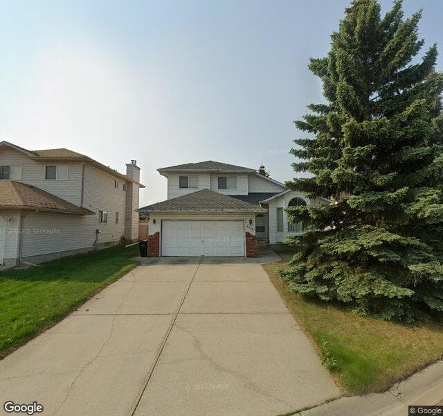 Street view of 4310 47 Street NW, Edmonton