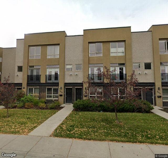 Street view of 1602 36 Avenue SW, Calgary