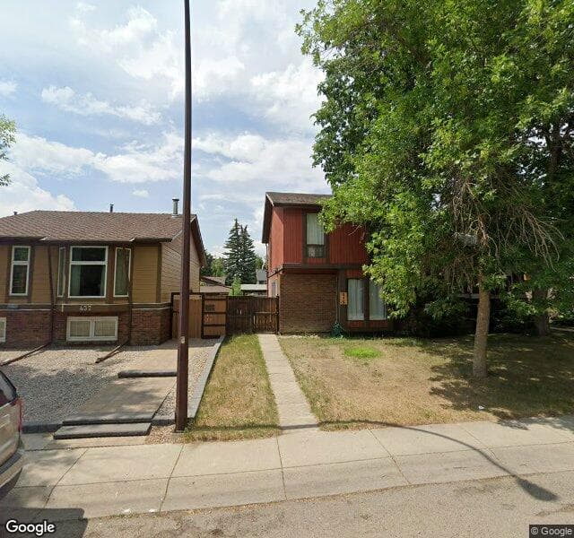 Street view of 435 Templeview Drive NE, Calgary