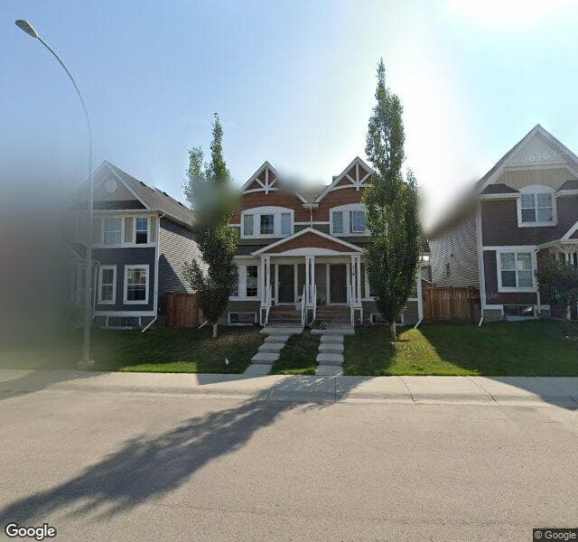 Street view of 322 Auburn Meadows Boulevard SE, Calgary