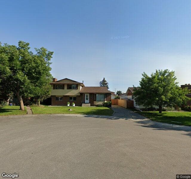 Street view of 28 Rundlelawn Place NE, Calgary