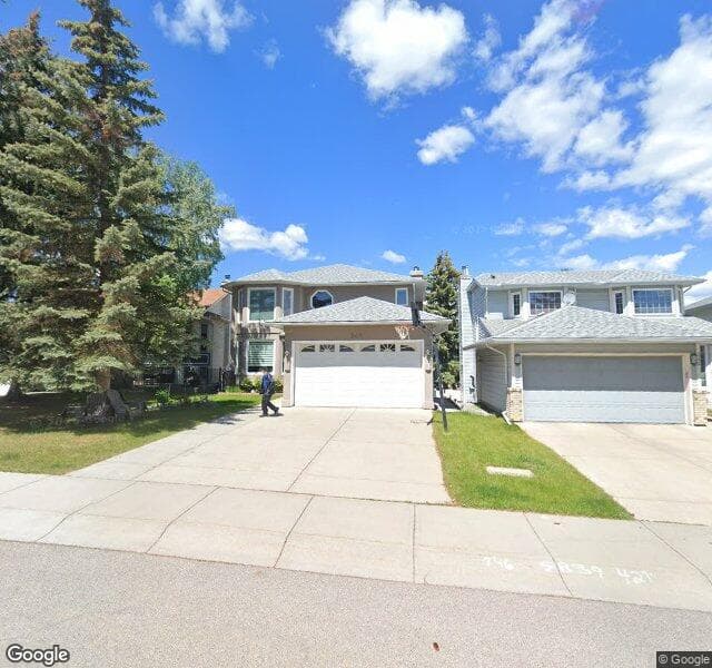 Street view of 346 Sandstone Drive NW, Calgary