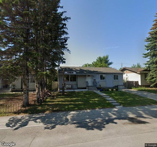 Street view of 986 Marcombe Drive NE, Calgary