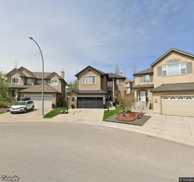 Street view of 74 Tuscany Glen Place NW, Calgary