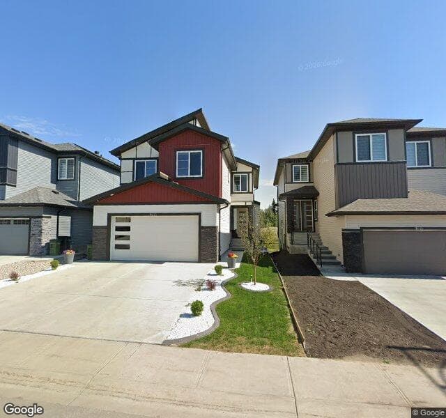 Street view of 1633 Erker Way NW, Edmonton