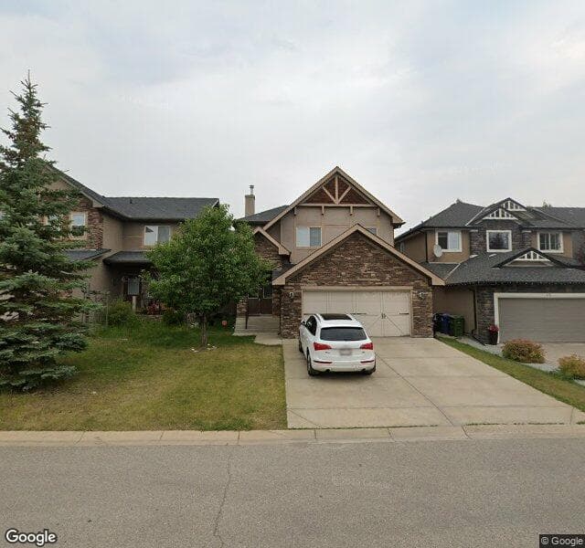 Street view of 44 Aspen Stone Grove SW, Calgary