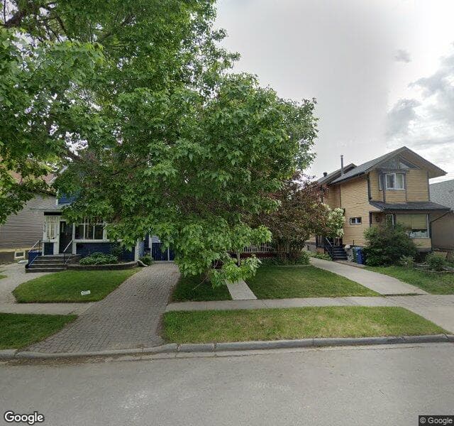 Street view of 1408 2 Street NW, Calgary