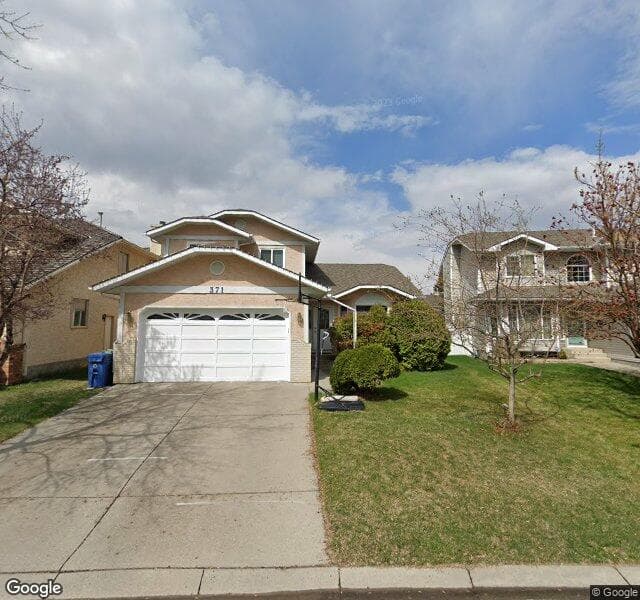 Street view of 371 Hawkstone Close NW, Calgary